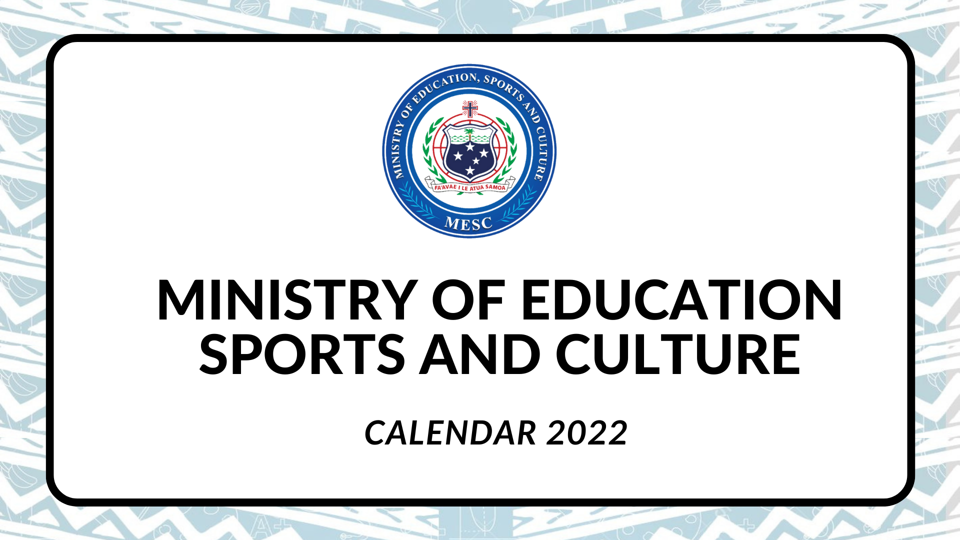 News & Events Ministry of Education, Sports and Culture